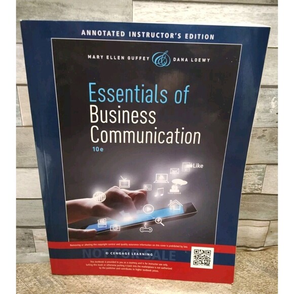 I.E. ESSENTIALS OF BUSINESS COMMUNICATION 10TH.EDITION By Loewy Guffey - Picture 1 of 3